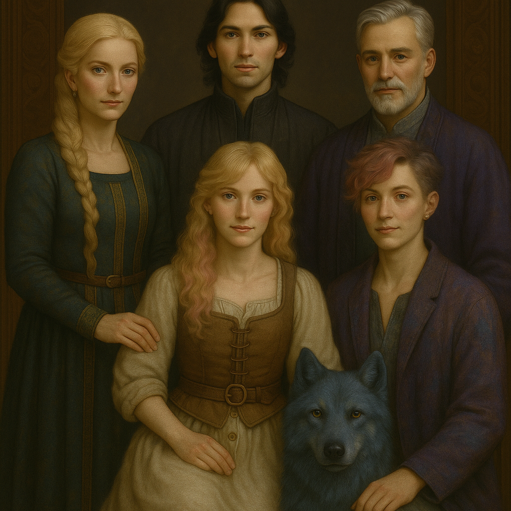 The Immediate Family of Gwynviène Avenloré